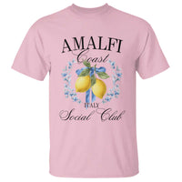 Amalfi Italy Coast Social Club T Shirt Coquette Bow Lemon Travel - Wonder Print Shop