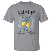 Amalfi Italy Coast Social Club T Shirt Coquette Bow Lemon Travel - Wonder Print Shop