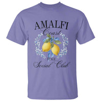 Amalfi Italy Coast Social Club T Shirt Coquette Bow Lemon Travel - Wonder Print Shop
