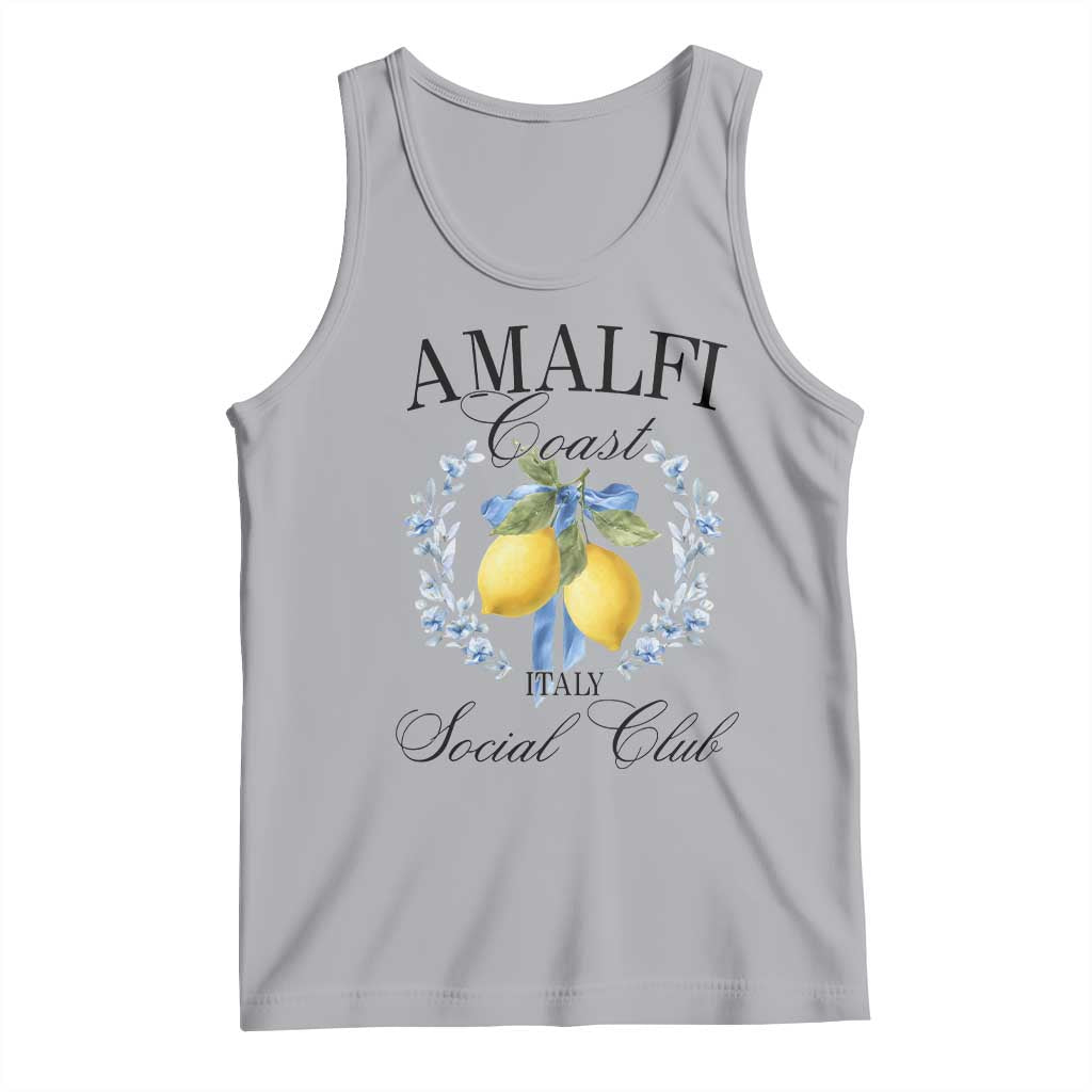 Amalfi Italy Coast Social Club Tank Top Coquette Bow Lemon Travel - Wonder Print Shop