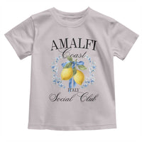 Amalfi Italy Coast Social Club Toddler T Shirt Coquette Bow Lemon Travel - Wonder Print Shop