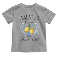 Amalfi Italy Coast Social Club Toddler T Shirt Coquette Bow Lemon Travel - Wonder Print Shop