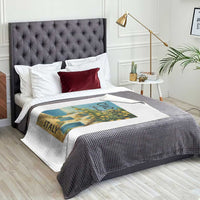 Italian Summer Amalfi Coast Throw Blanket Ciao Bella Italy Lemon - Wonder Print Shop