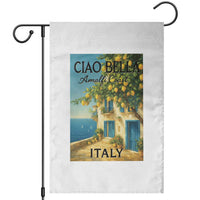 Italian Summer Amalfi Coast Garden Flag Ciao Bella Italy Lemon - Wonder Print Shop