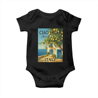 Italian Summer Amalfi Coast Baby Onesie Ciao Bella Italy Lemon - Wonder Print Shop