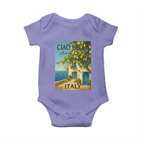 Italian Summer Amalfi Coast Baby Onesie Ciao Bella Italy Lemon - Wonder Print Shop