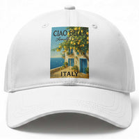 Italian Summer Amalfi Coast Baseball Cap Ciao Bella Italy Lemon