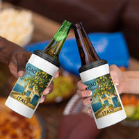 Italian Summer Amalfi Coast 4 in 1 Can Cooler Tumbler Ciao Bella Italy Lemon - Wonder Print Shop