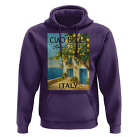 Italian Summer Amalfi Coast Hoodie Ciao Bella Italy Lemon - Wonder Print Shop