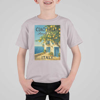 Italian Summer Amalfi Coast T Shirt For Kid Ciao Bella Italy Lemon - Wonder Print Shop
