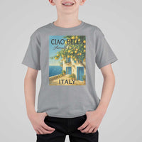 Italian Summer Amalfi Coast T Shirt For Kid Ciao Bella Italy Lemon - Wonder Print Shop