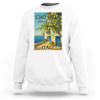 Italian Summer Amalfi Coast Sweatshirt Ciao Bella Italy Lemon - Wonder Print Shop