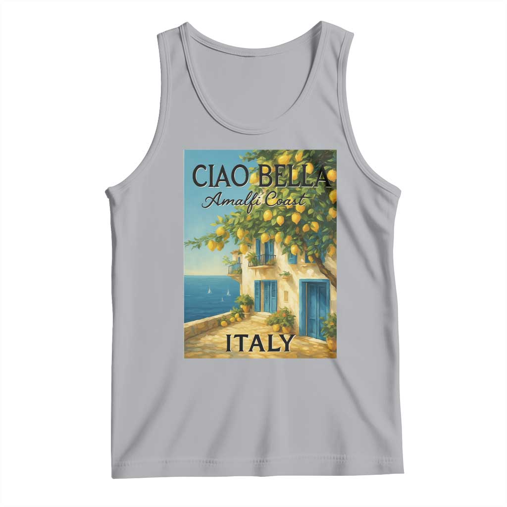 Italian Summer Amalfi Coast Tank Top Ciao Bella Italy Lemon - Wonder Print Shop