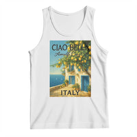 Italian Summer Amalfi Coast Tank Top Ciao Bella Italy Lemon - Wonder Print Shop