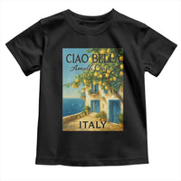 Italian Summer Amalfi Coast Toddler T Shirt Ciao Bella Italy Lemon - Wonder Print Shop