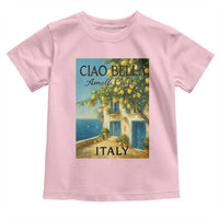 Italian Summer Amalfi Coast Toddler T Shirt Ciao Bella Italy Lemon - Wonder Print Shop
