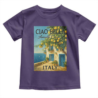Italian Summer Amalfi Coast Toddler T Shirt Ciao Bella Italy Lemon - Wonder Print Shop