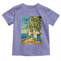 Italian Summer Amalfi Coast Toddler T Shirt Ciao Bella Italy Lemon - Wonder Print Shop