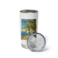 Italian Summer Amalfi Coast Tumbler Cup Ciao Bella Italy Lemon - Wonder Print Shop