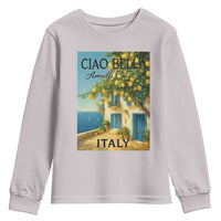 Italian Summer Amalfi Coast Youth Sweatshirt Ciao Bella Italy Lemon - Wonder Print Shop