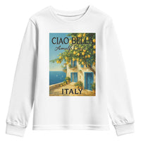 Italian Summer Amalfi Coast Youth Sweatshirt Ciao Bella Italy Lemon - Wonder Print Shop