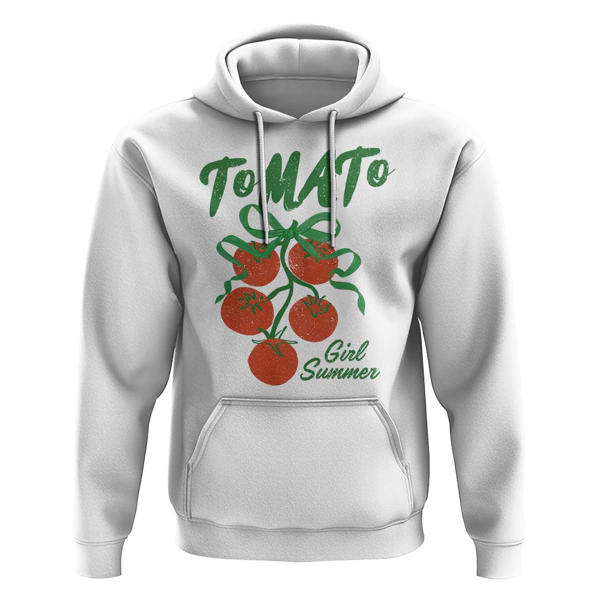 Funny Tomato Girl Summer Hoodie Tomato Fresh Fruit Cottagecore Aesthetic - Wonder Print Shop