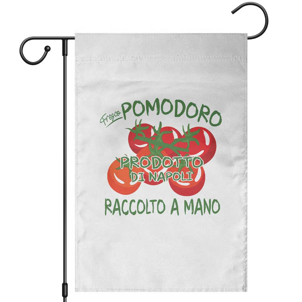 Funny Italian Tomato Garden Flag Fresco Pomodoro Prodotto Di Napoli Cottagecore Aesthetic - Wonder Print Shop
