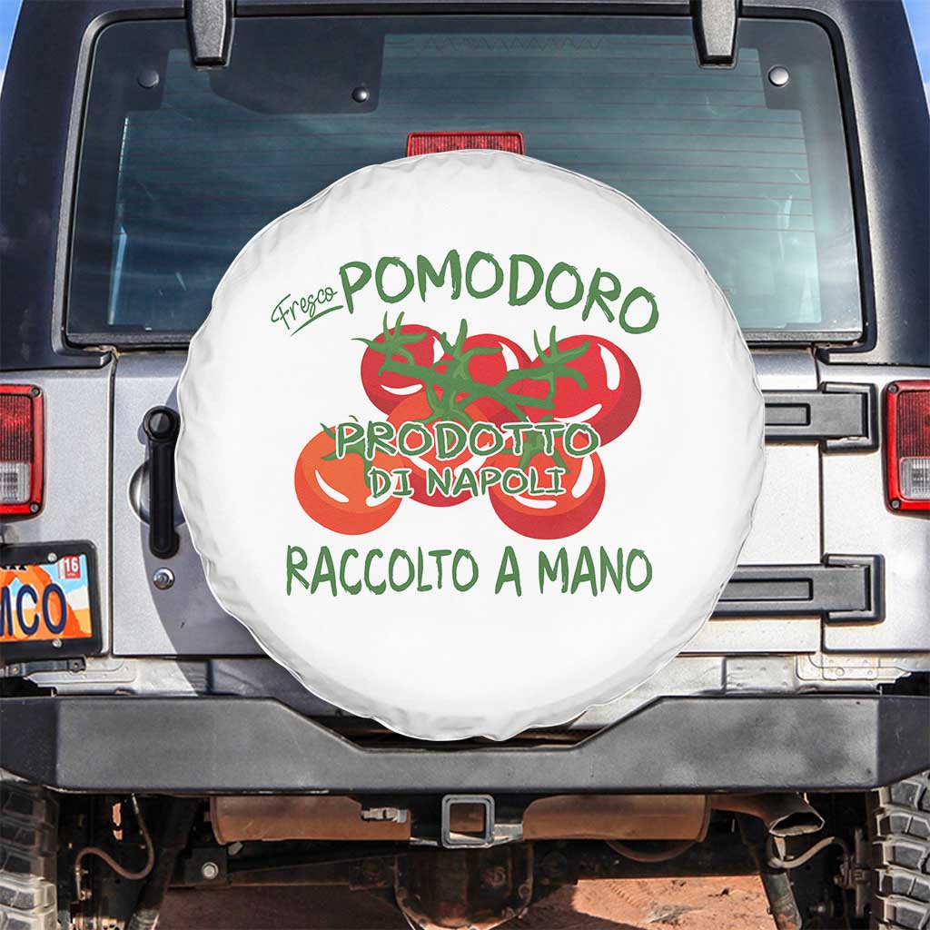 Italian Tomato Spare Tire Cover Fresco Pomodoro Prodotto Di Napoli Cottagecore Aesthetic - Wonder Print Shop