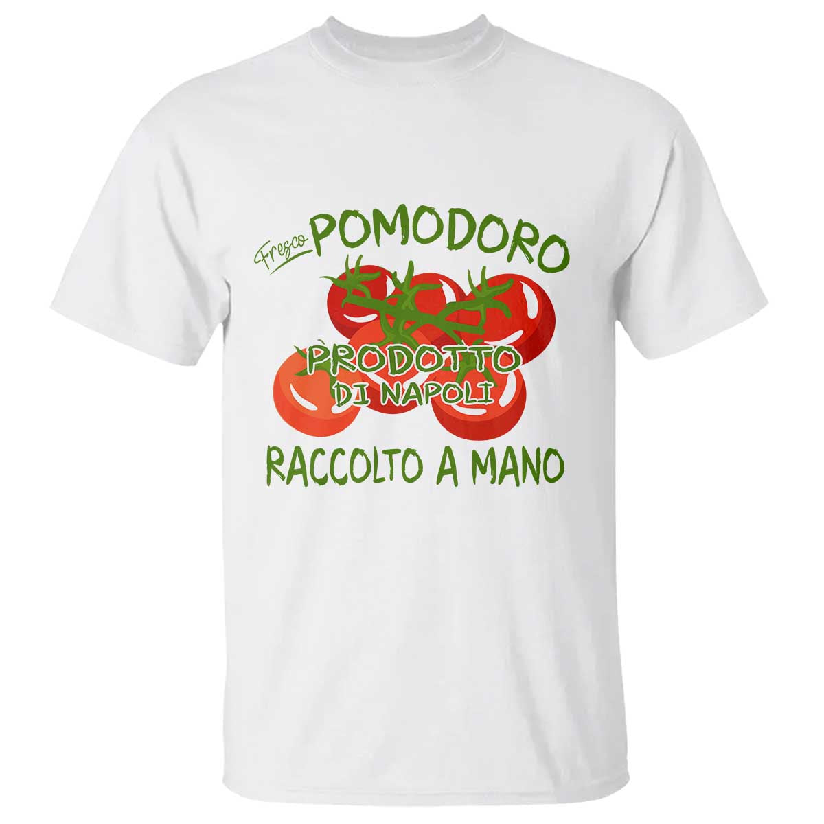 Italian Tomato T Shirt Fresco Pomodoro Prodotto Di Napoli Cottagecore Aesthetic - Wonder Print Shop