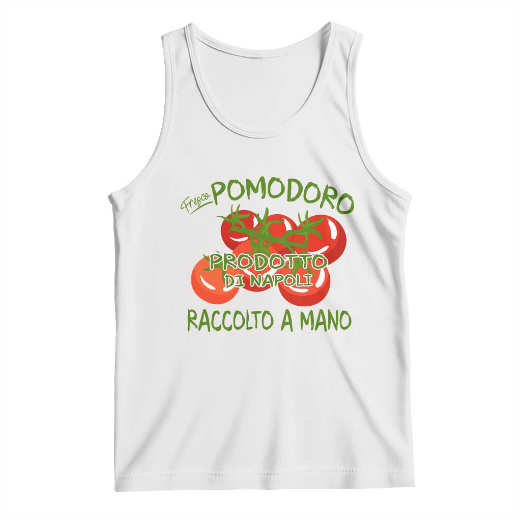 Italian Tomato Tank Top Fresco Pomodoro Prodotto Di Napoli Cottagecore Aesthetic - Wonder Print Shop
