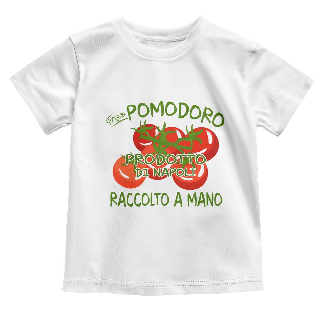 Italian Tomato Toddler T Shirt Fresco Pomodoro Prodotto Di Napoli Cottagecore Aesthetic - Wonder Print Shop