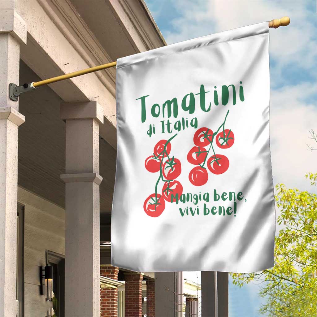 Funny Italian Tomato Garden Flag Tomatini Di Italia Vegetable Garden Lover - Wonder Print Shop
