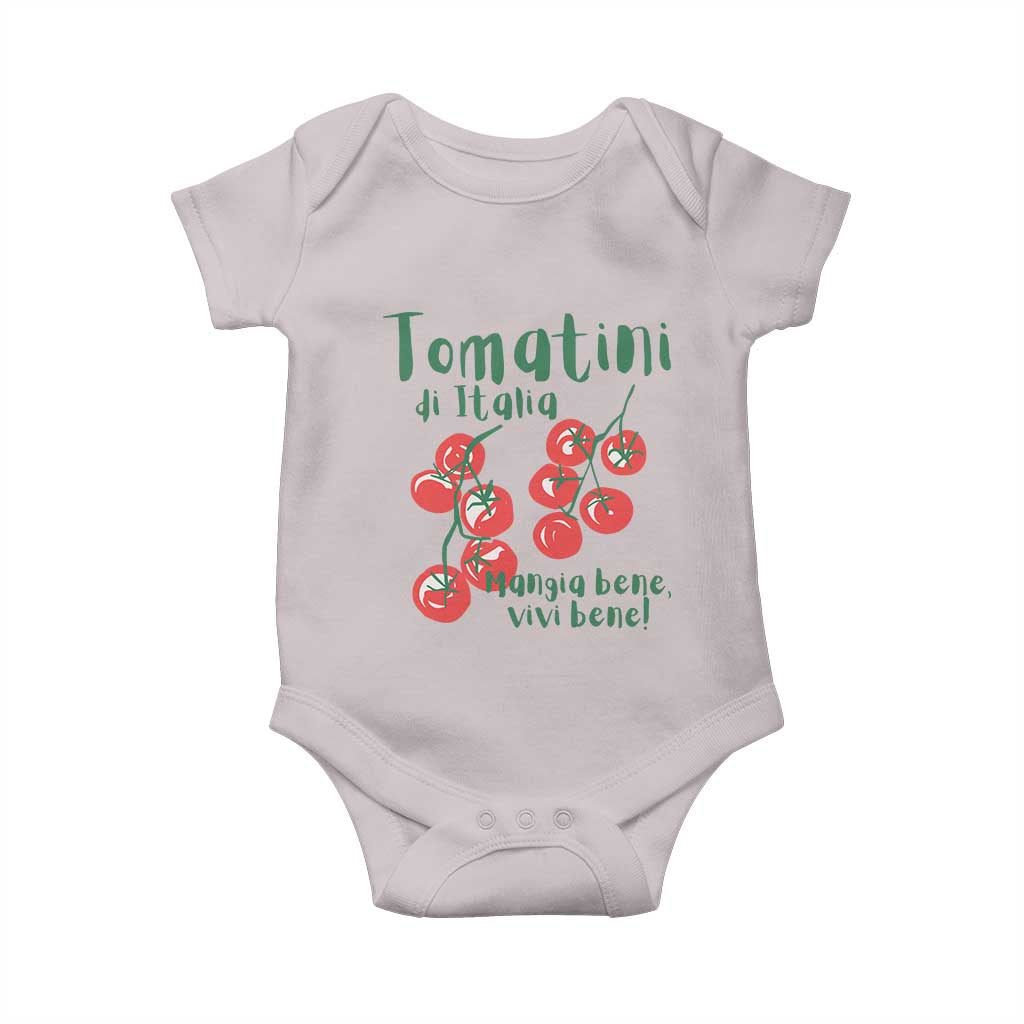 Italian Tomato Baby Onesie Tomatini Di Italia Vegetable Garden Lover - Wonder Print Shop