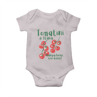 Italian Tomato Baby Onesie Tomatini Di Italia Vegetable Garden Lover - Wonder Print Shop