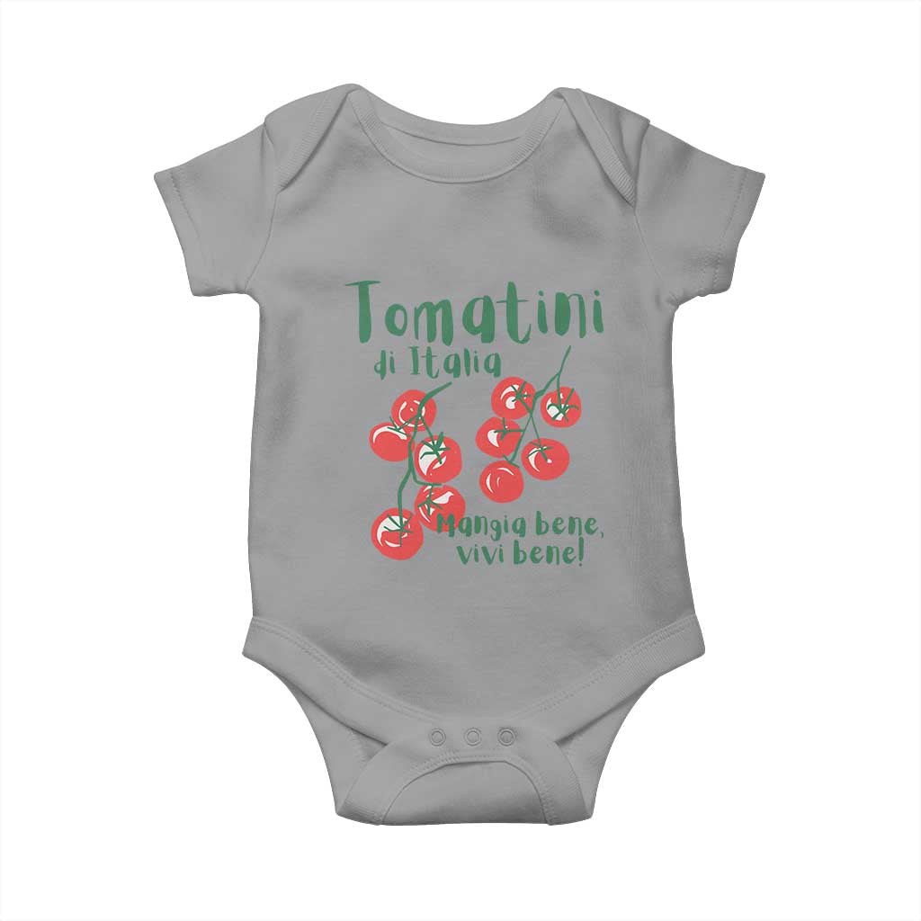Italian Tomato Baby Onesie Tomatini Di Italia Vegetable Garden Lover - Wonder Print Shop
