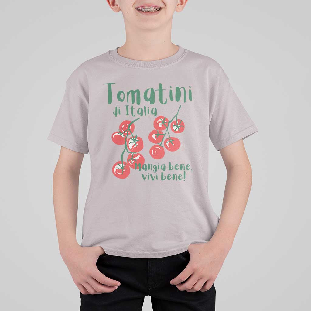 Italian Tomato T Shirt For Kid Tomatini Di Italia Vegetable Garden Lover - Wonder Print Shop