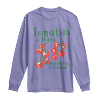 Italian Tomato Long Sleeve Shirt Tomatini Di Italia Vegetable Garden Lover - Wonder Print Shop