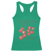 Italian Tomato Racerback Tank Top Tomatini Di Italia Vegetable Garden Lover - Wonder Print Shop