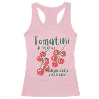 Italian Tomato Racerback Tank Top Tomatini Di Italia Vegetable Garden Lover - Wonder Print Shop