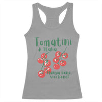 Italian Tomato Racerback Tank Top Tomatini Di Italia Vegetable Garden Lover - Wonder Print Shop
