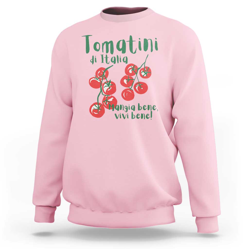 Italian Tomato Sweatshirt Tomatini Di Italia Vegetable Garden Lover - Wonder Print Shop