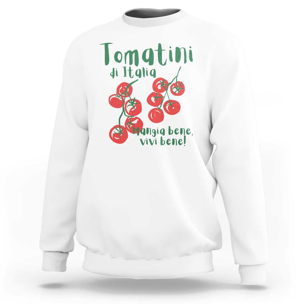 Italian Tomato Sweatshirt Tomatini Di Italia Vegetable Garden Lover - Wonder Print Shop