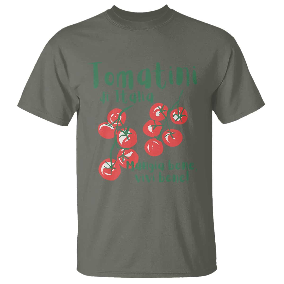 Italian Tomato T Shirt Tomatini Di Italia Vegetable Garden Lover - Wonder Print Shop