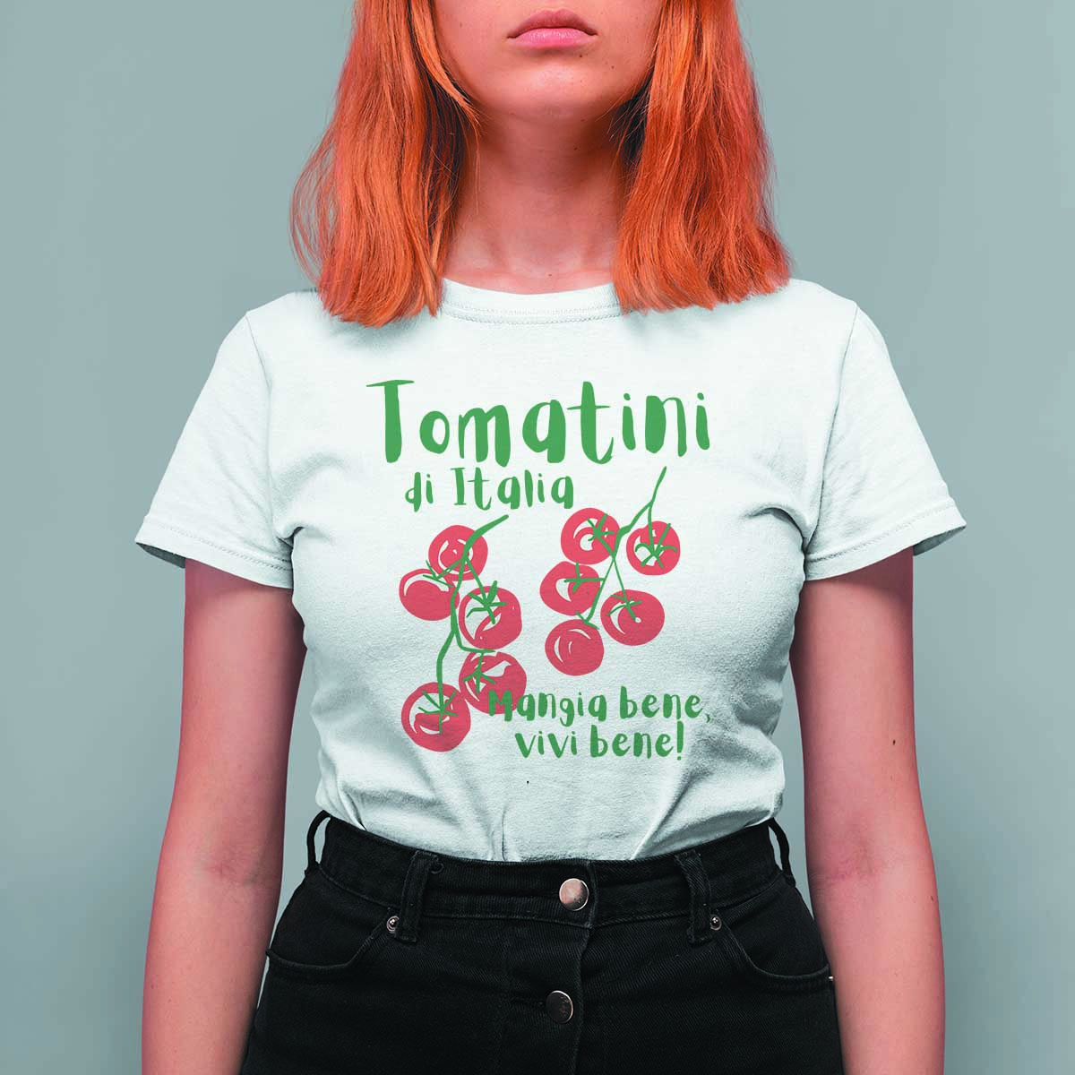 Italian Tomato T Shirt For Women Tomatini Di Italia Vegetable Garden Lover - Wonder Print Shop