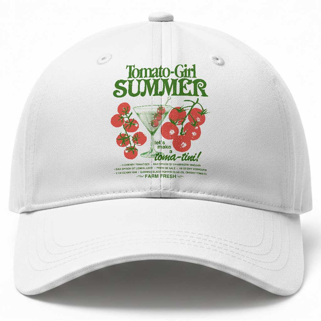 Tomato Girl Summer Baseball Cap Lets Make A Tomatini Italian Summer Cottagecore Aesthetic