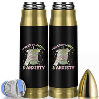 Funny Fueled By Matcha And Anxiety Bullet Tumbler Matcha Lover - Wonder Print Shop