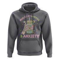 Funny Fueled By Matcha And Anxiety Hoodie Matcha Lover - Wonder Print Shop