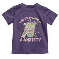 Funny Fueled By Matcha And Anxiety Toddler T Shirt Matcha Lover - Wonder Print Shop