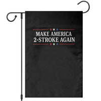 Funny 2 Stroke Motocross Lover Garden Flag Make America 2 Stroke Again