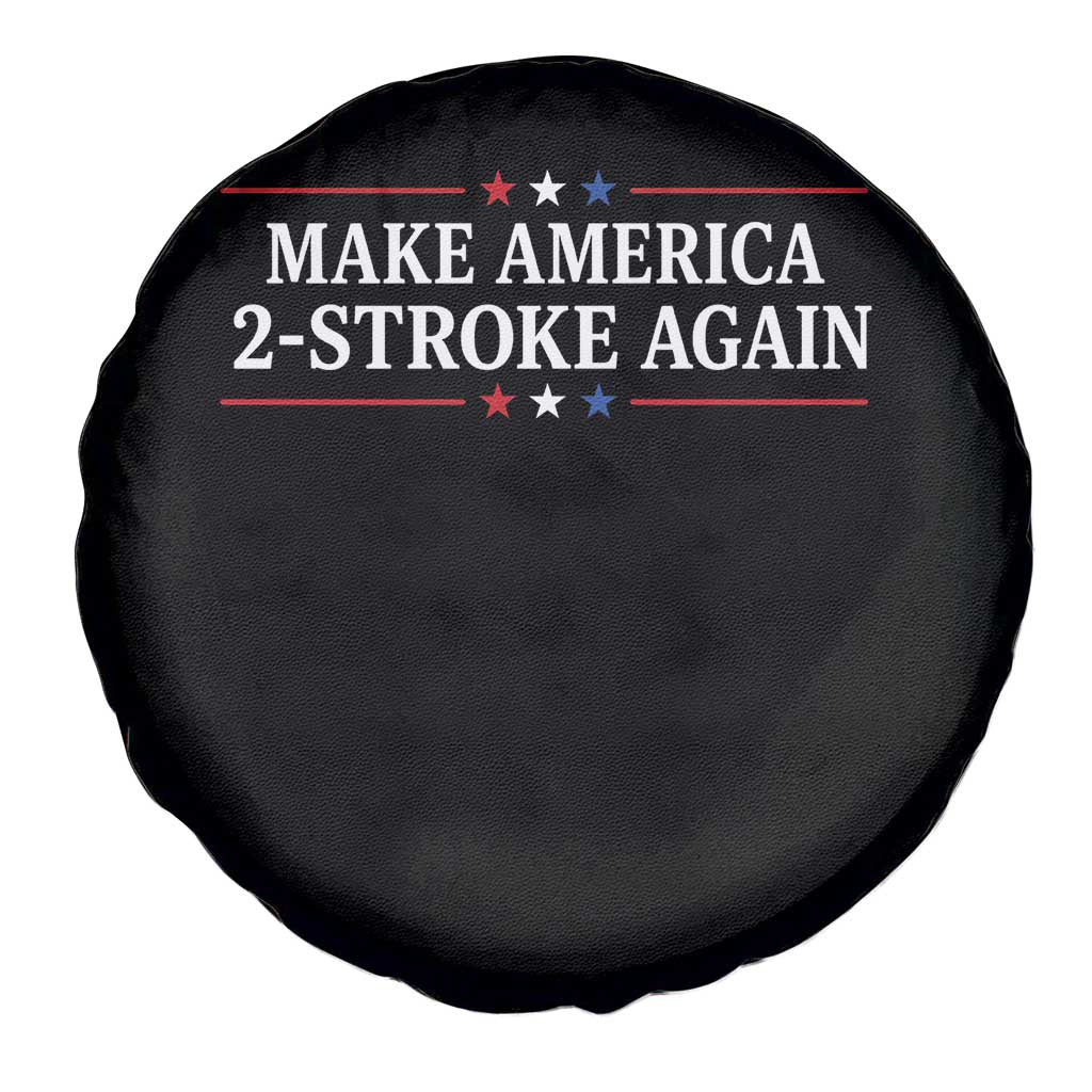 Funny 2 Stroke Motocross Lover Spare Tire Cover Make America 2 Stroke Again